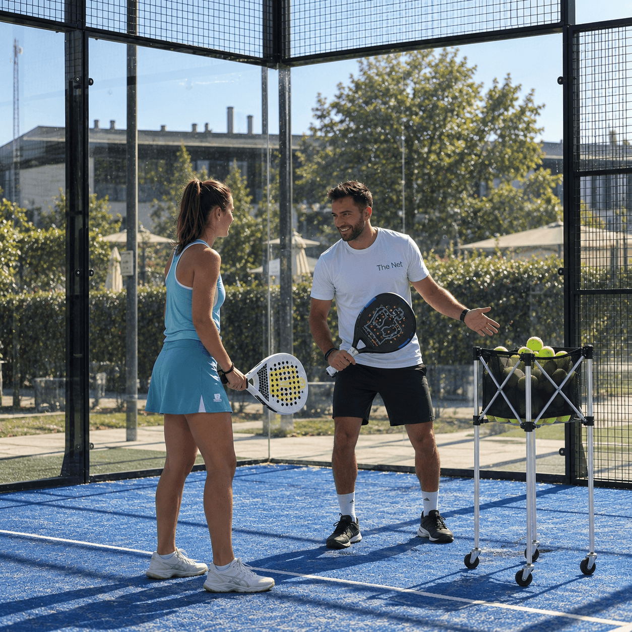 Padel coach training