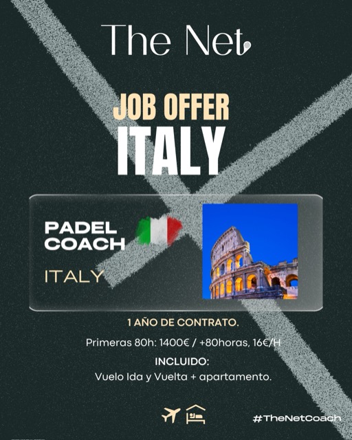 Job opportunity in Italy